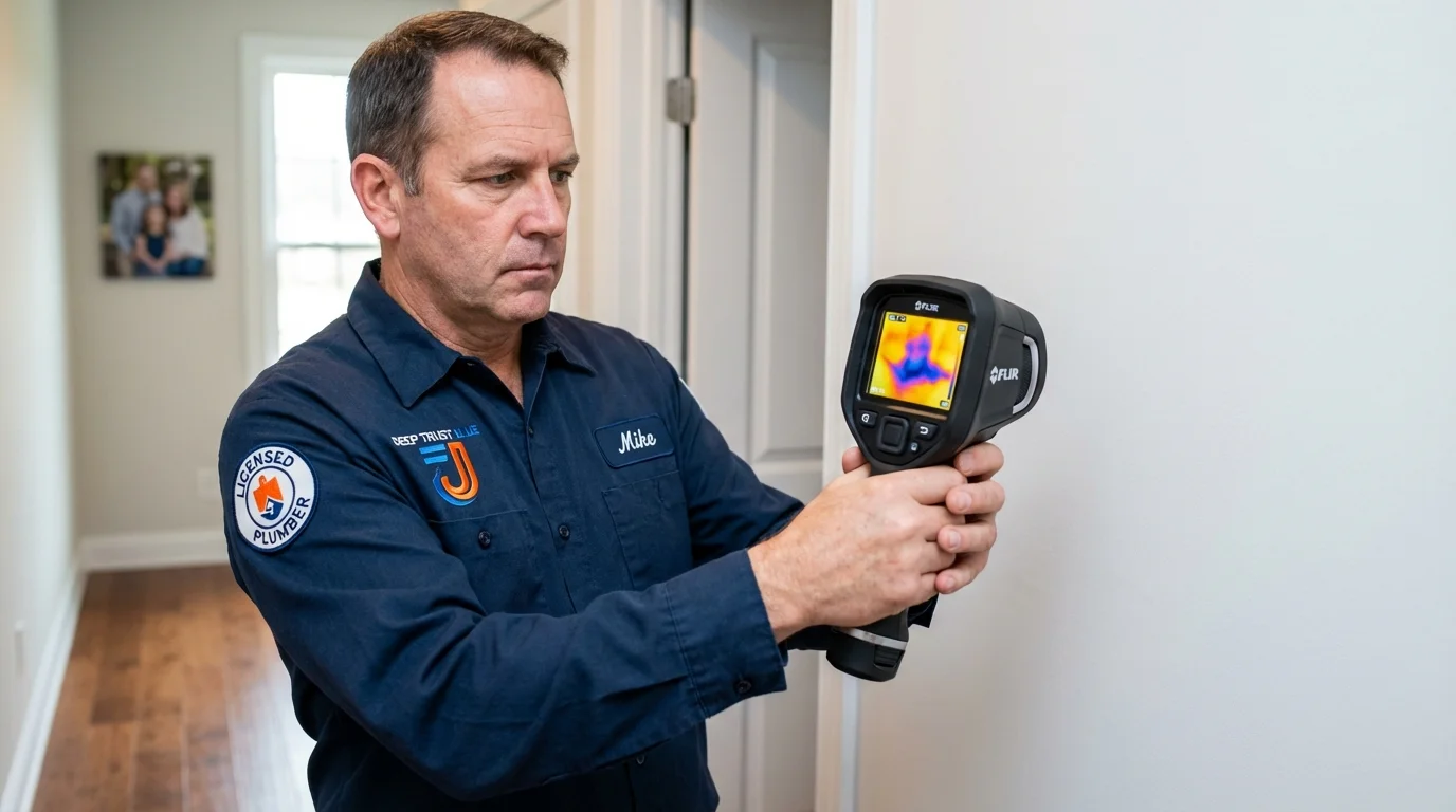 Thermal imaging leak detection by Johns Plumbing LLC in Dawson Springs